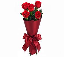 Букет 5 Красных роз Эдлесс Лав в Некрасовском