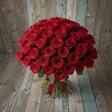 Букет 55 Красных роз Фридом #REPLACE_PRED# Некрасовском