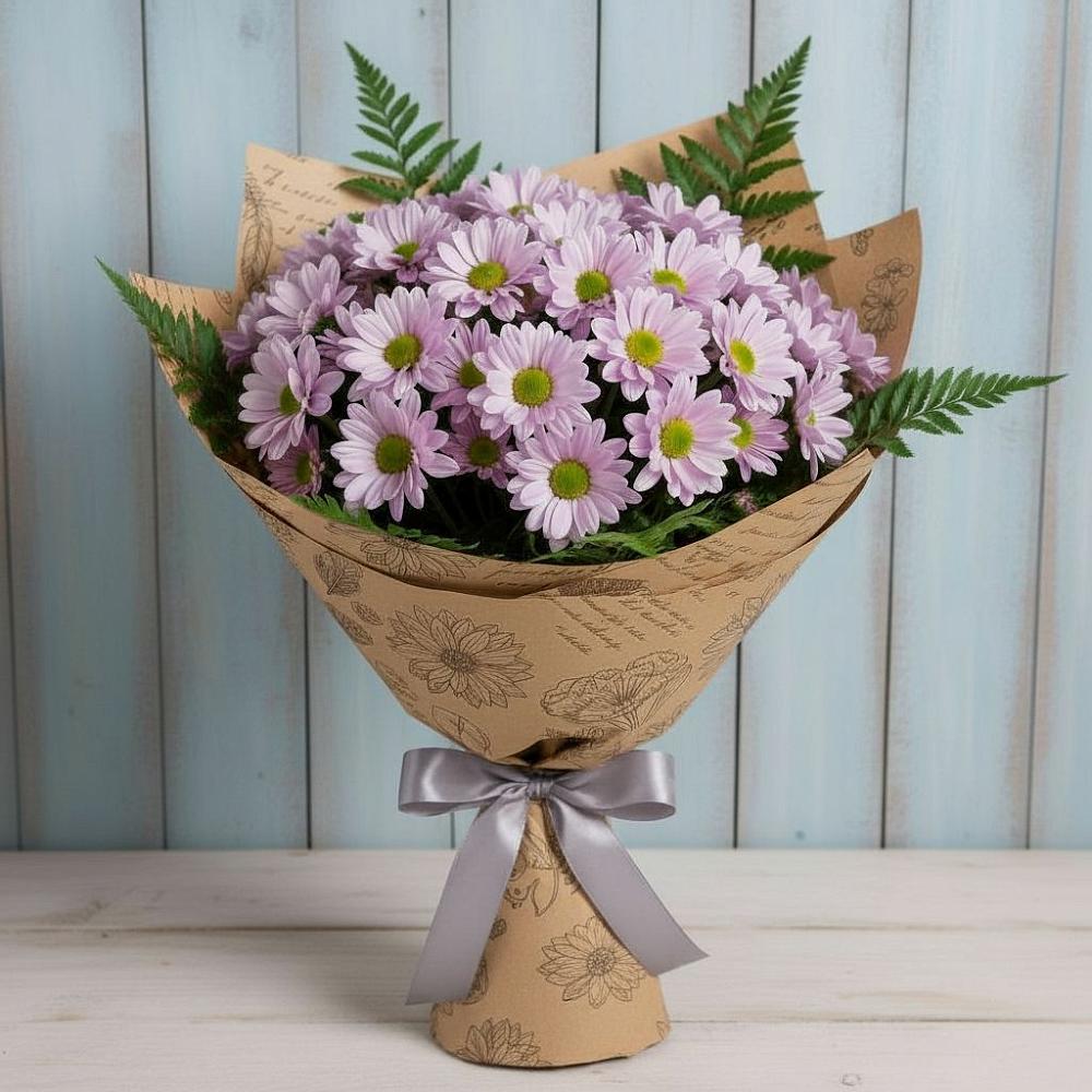 Букет цветов из: Хризантемы в Некрасовском