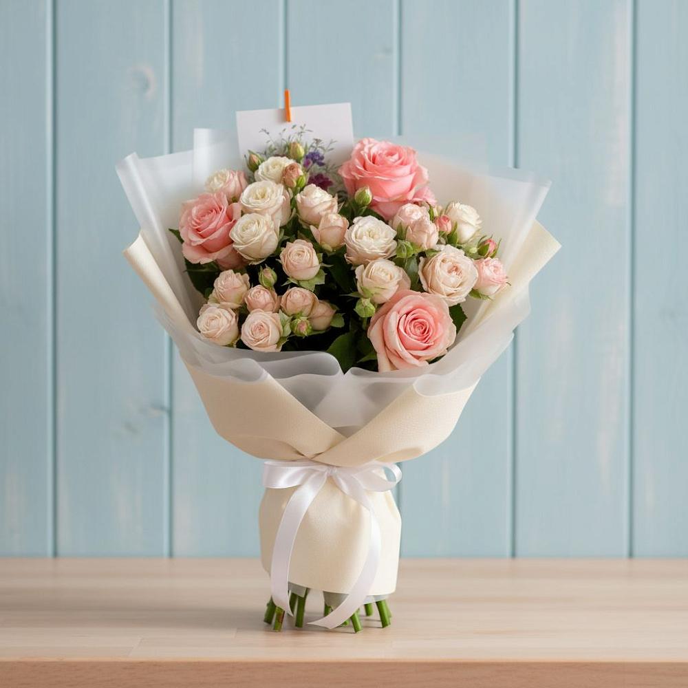 Букет цветов из: Розы в Некрасовском