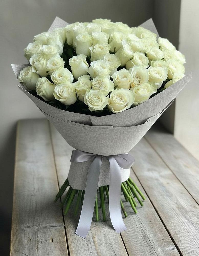 Букет 35 Белых роз в Некрасовском