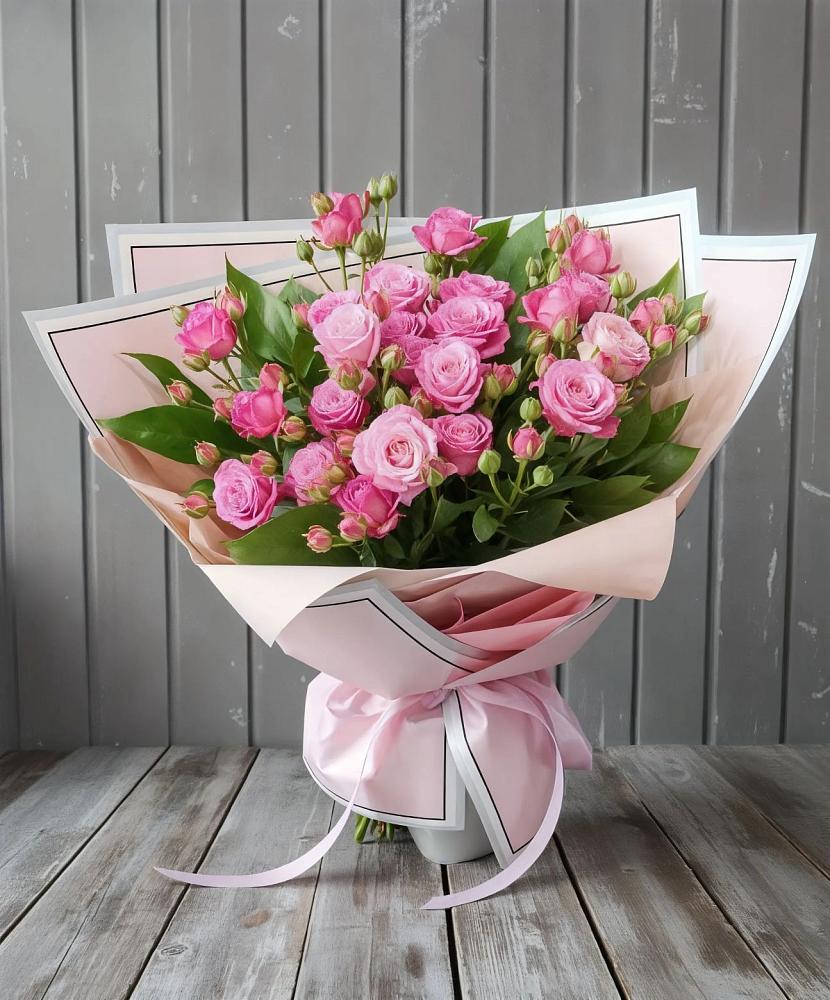 Букет Розовый кустик в Некрасовском