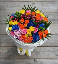 Букет цветов из:  Розы и Хризантемы в Некрасовском