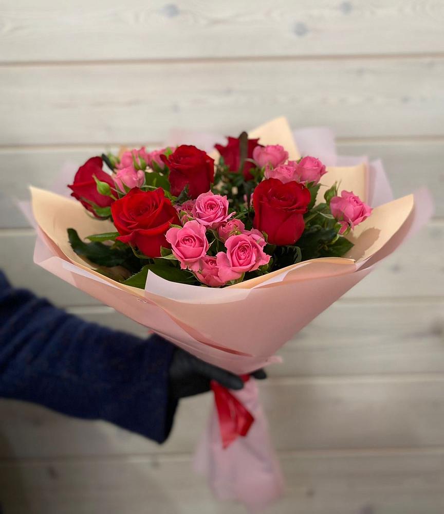 Букет цветов из: Розы в Некрасовском