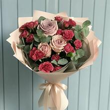 Букет цветов из:  Гвоздики и Розы в Некрасовском