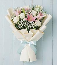 Букет цветов из:  Лилии в Некрасовском